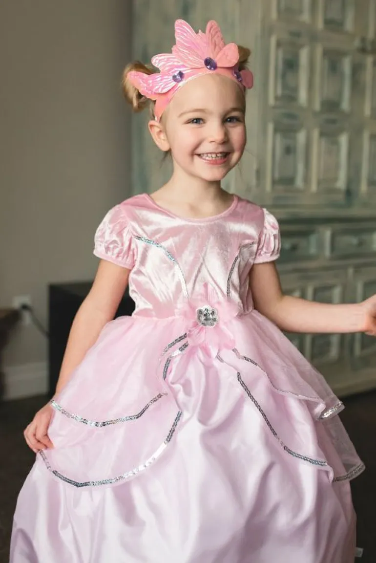 Traditional Dress Ups-Little Adventures, LLC Royal Pink Princess Dress