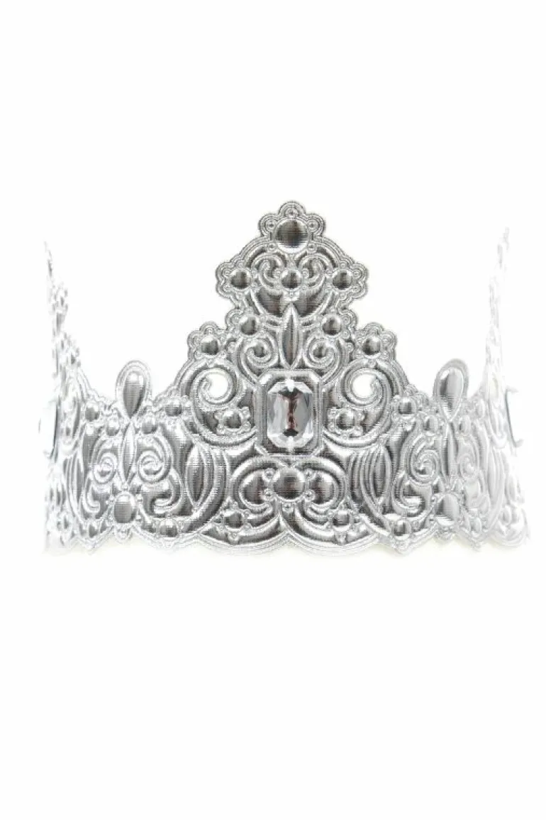 Accessories-Little Adventures, LLC Silver Queen Full Crown