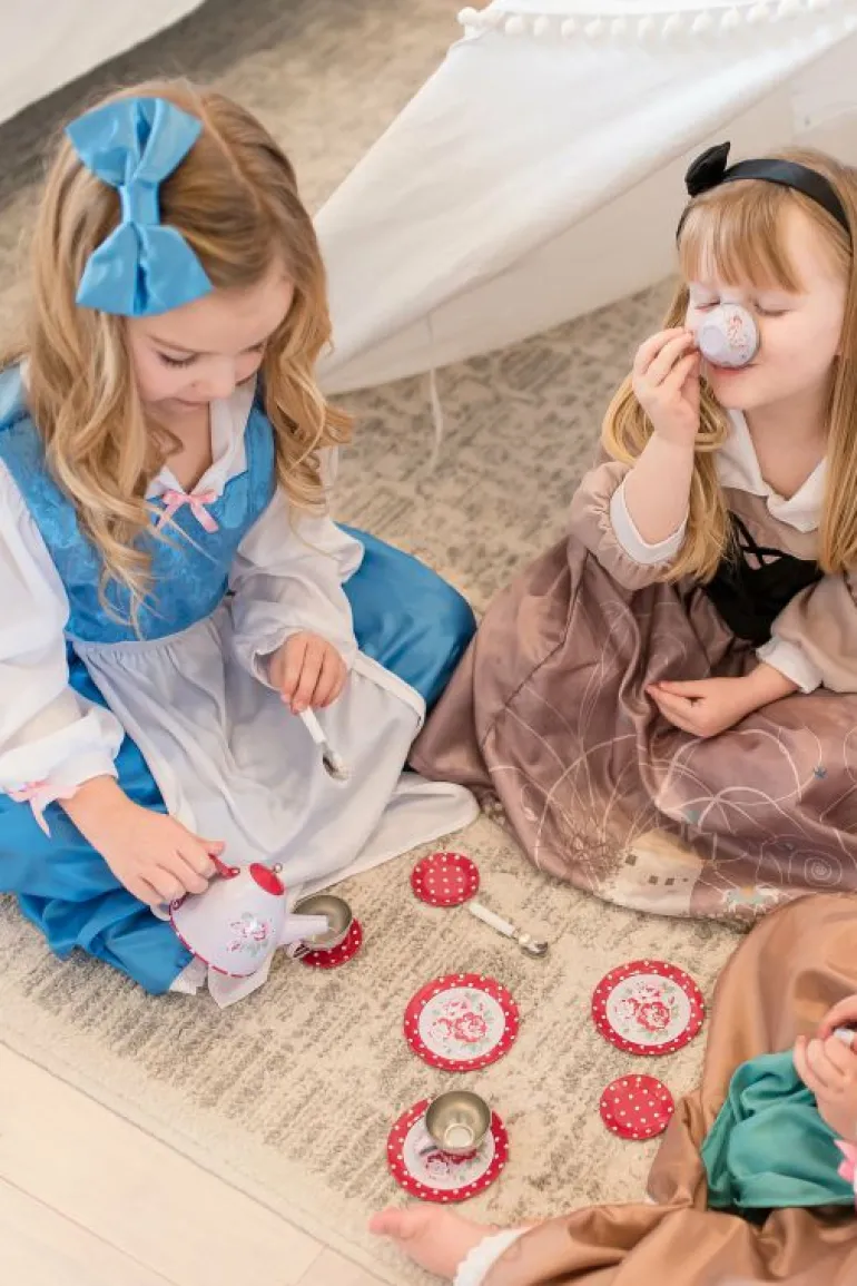 Traditional Dress Ups-Little Adventures, LLC Sleeping Beauty Day Dress with Headband