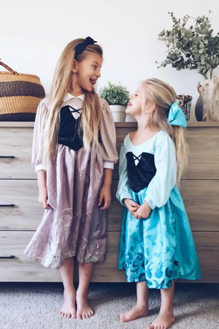 Traditional Dress Ups-Little Adventures, LLC Sleeping Beauty Day Dress with Headband