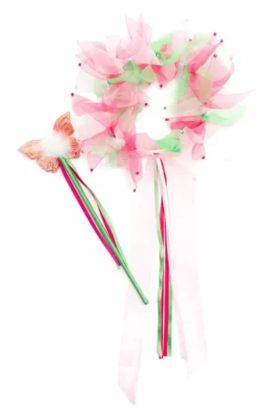 Accessories-Little Adventures, LLC Springtime Fairy Halo & Wand