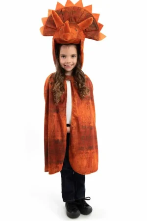 Dinosaurs-Little Adventures, LLC Triceratops Hooded Animal Cloak
