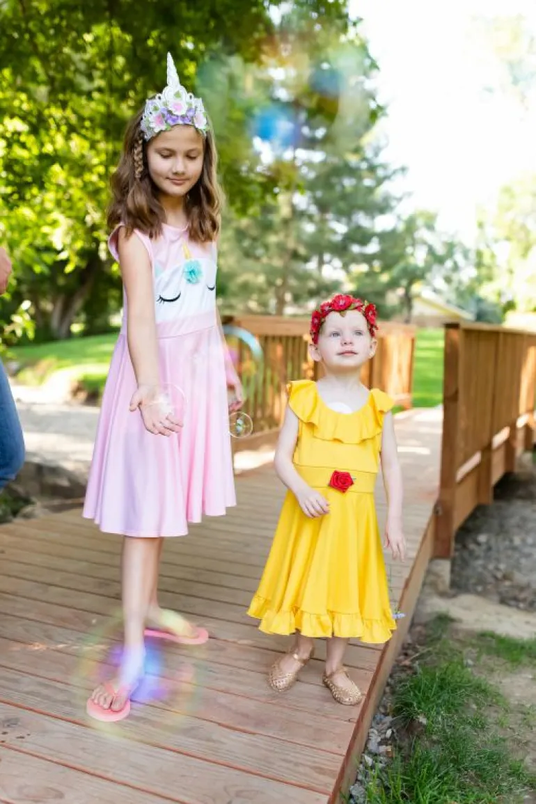 Twirl Dresses-Little Adventures, LLC Unicorn Twirl Dress Pink