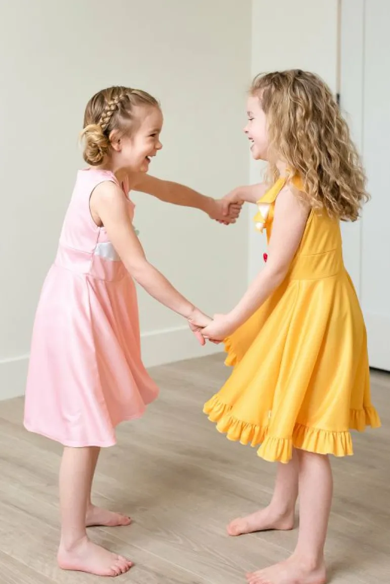 Twirl Dresses-Little Adventures, LLC Yellow Beauty Twirl Dress